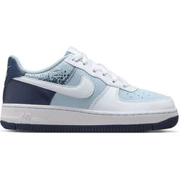 Nike Air Force 1 Low Casual Shoes - Light Armory Blue/White/Midnight Navy