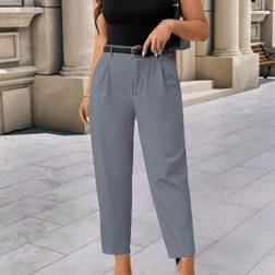 Shein Damen Capri-Hosen Minimalistischer Stil - Lässiger Bürolook