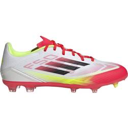 adidas F50 League FG/MG - Cloud White/Core Black/Solar Yellow