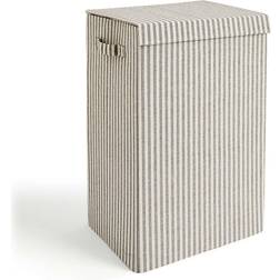 Dunelm Coastal Stripe Laundry Basket