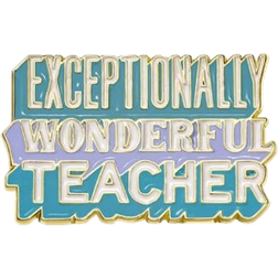 Shein EXCEPTIONALLY WONDERFUL TEACHER Enamel Pin Custom Decorative Brooches Ornaments Lapel Bag Badges Jewelry Gifts Pin Graduation Brooch Backpack Pins Dress Accessories Pin For Clothes Bag Charm