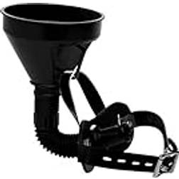 Master Series Latrin Extreme Funnel Gag Svart Plast Trattknopp
