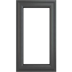 Crystal Grey Upvc Casement Clear 1P Opening 610 mm x 1040 mm PVC Top Hung Window