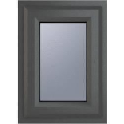 Crystal Grey Upvc Casement Obscure 2P Opening 440 mm x 610 mm PVC Top Hung Window