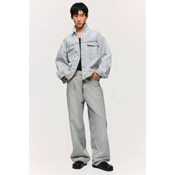 H&M Baggy Jeans - Ljusgrå