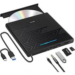 NOLYTH External CD DVD Drive USB C USB 3.0