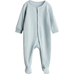 H&M Super Soft Cotton Sleepsuit - Turquoise