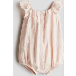 H&M Baby Sommerdragt I Bomuld - Orange
