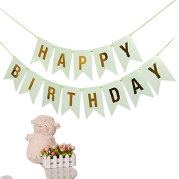 Shein Garlands Happy Birthday Gold