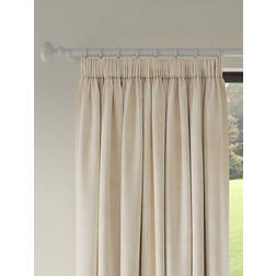 John Lewis Velvet Pair Lined Pencil Pleat Curtains 167x228cm