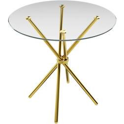 LPD Casa Gold Dining Table 90cm