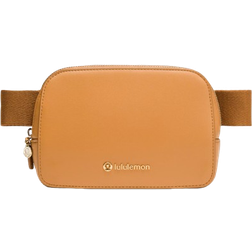 Lululemon Everywhere Belt Bag 1L Leather Alternative - Chestnut Brown/Gold