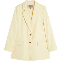 River Island Structured Oversized Blazer - Yellow
