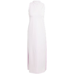 adidas Women's Essentials 3-Stripes Long Racerback Dress - Ice Lavender/Bliss Lilac
