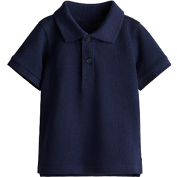 H&M Baby Piqué Polo Shirt - Blue