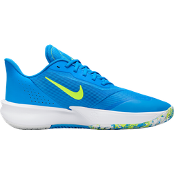 Nike Precision 7 Basketskor För Män - Fotoblå/Volt/Vit