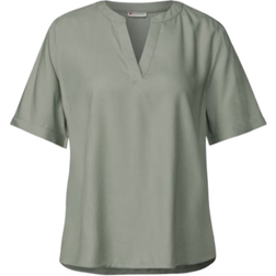 Street One Summer Bamika Blouse - Dusty Milky Green