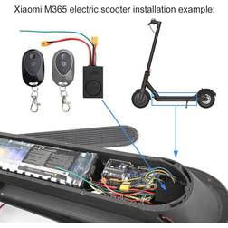 Zeblaze Electric Scooter Anti Theft Security Alarm 115dB