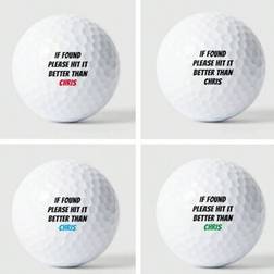 Shein Customized Double-Layer Golf Balls 3pcs