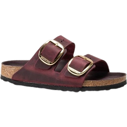 Birkenstock Arizona Big Buckle Oiled Leather - Rouge