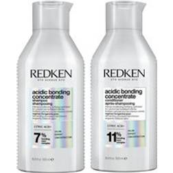 Redken Acidic Bonding Concentrate Shampoo and Conditioner 500ml Bond Repair Supersize Bundle Duo