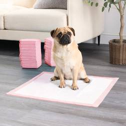 OHS Puppy Pads Dog Training Absorbent Floor Mat 60cm x 60cm Baby Pink