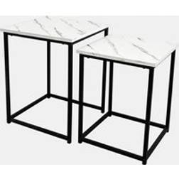 OHS Manhattan Set of 2 Square Nest of 2 Nesting Table