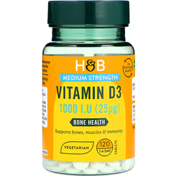 Holland & Barrett Vitamin D 1000 I.U 25ug 120 pcs