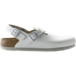 Birkenstock Tokio Super Grip Natural Leather - White