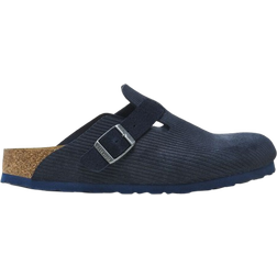 Birkenstock Boston Suede Embossed - Corduroy Midnight