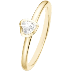 Christina Jewelry Promise Ring - Gold/Topaz