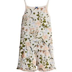 H&M Girls Printed Pointelle Pyjamas - Orange