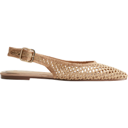 H&M Mesh Slingback Sandals - Beige