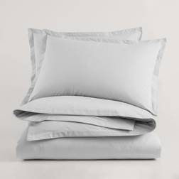 Dunelm Organic 28 Bed Sheet Grey (200x180cm)