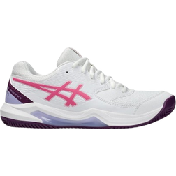 Asics Gel-Dedicate 8 Padel W - White/Dragon Fruit