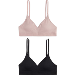 H&M Roze MAMA Set Van 2 Seamless Padded Voedings-Bh‘s XL