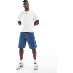 Hollister Medium Wash Baggy Denim Shorts