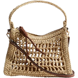 H&M Straw Crossbody Bag - Beige