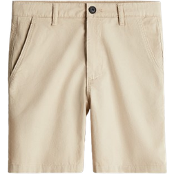 H&M Cotton Chino Shorts - Light Beige (1276514002)