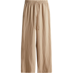 H&M Linen Blend Trousers - Beige