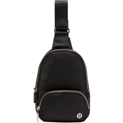 Lululemon Everywhere Small Sling Bag - Black/Gold
