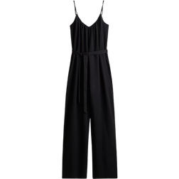 H&M Tie Belt Jumpsuit - Black