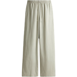 H&M Linen Blend Trousers - Light Green