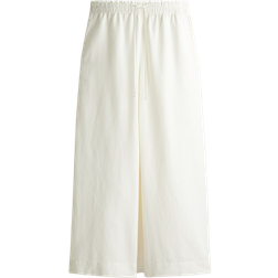 H&M Linen Blend Crop Pants - White