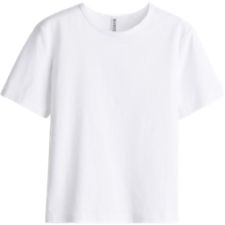 H&M Cotton Jersey T-shirt - White