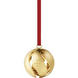 Georg Jensen 2025 Julekugle Ø 5 cm Messing Belagt 18 kt Juletræspynt