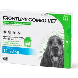 Merial Frontline Combo Flea Treatment for Dogs 10-20kg 1.34ml 3-pack