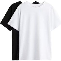 H&M T-shirts 2-pack - White/Black