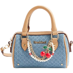 River Island Mini Cross Body Bowler Bag - Denim Blue