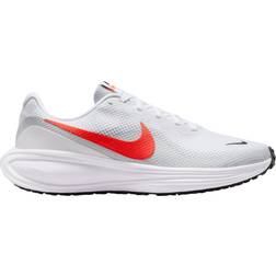 Nike Men's Revolution 8 Running Shoes - White/Bright Crimson